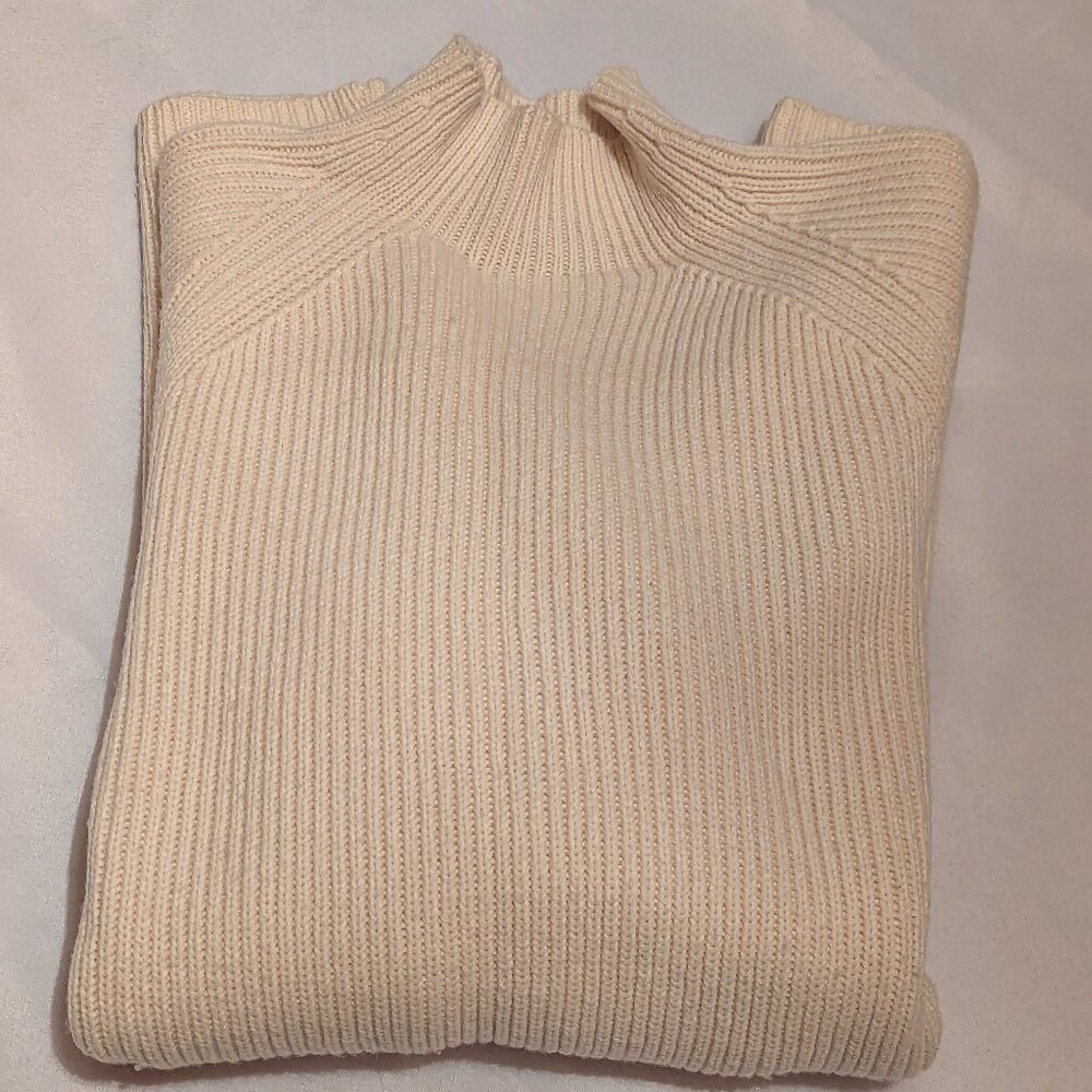 Lambswool & Acrylic Cream Sweater